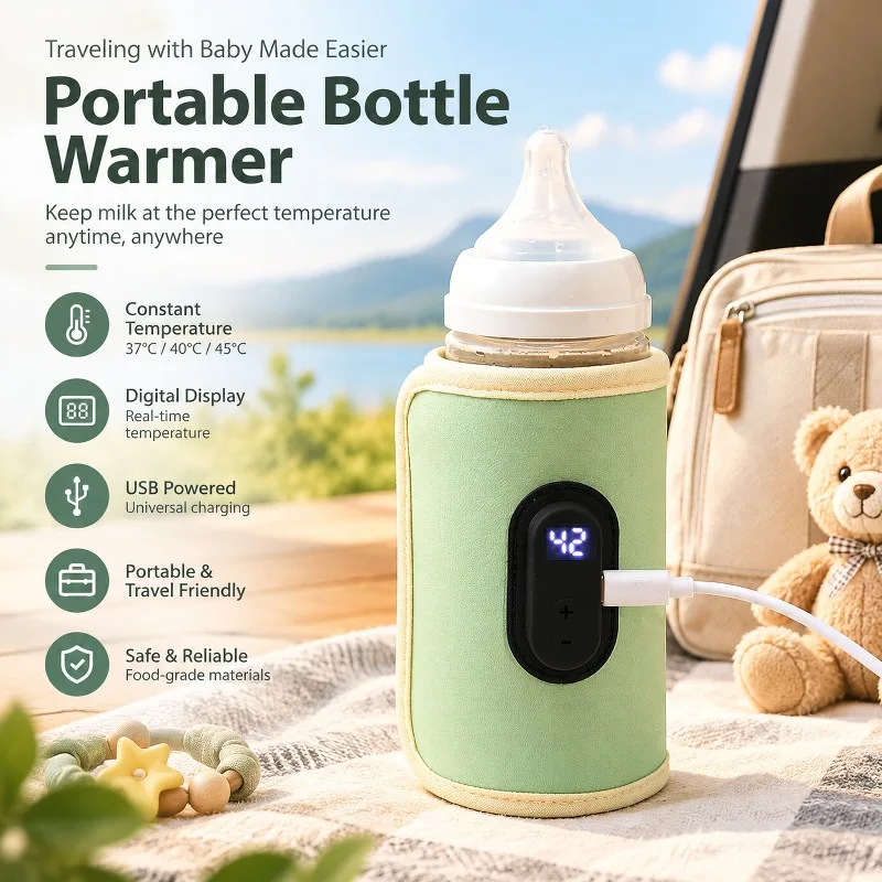 Baby Food Warmer - Scaldabiberon portatile USB per latte e