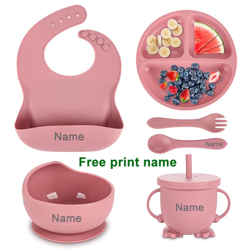 Baby Food Menu - Nome personalizzato set per l'alimentazione del