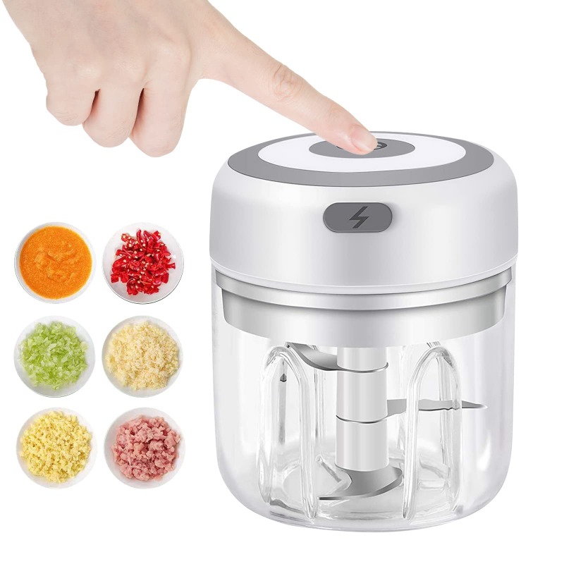 Baby Food Vegetables - Tritatutto Elettrico per Aglio 250ML, Multifunzione