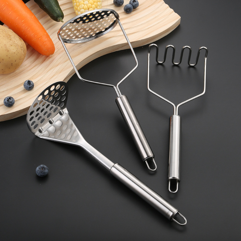 Baby Food Vegetables - Schiacciapatate Manuale in Acciaio Inox, Trituratore