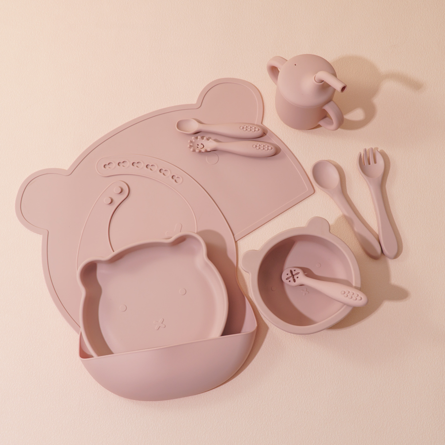 8PCS Silicone Baby Feeding Set - Baby Food Jars With Lids recensione e prezzo