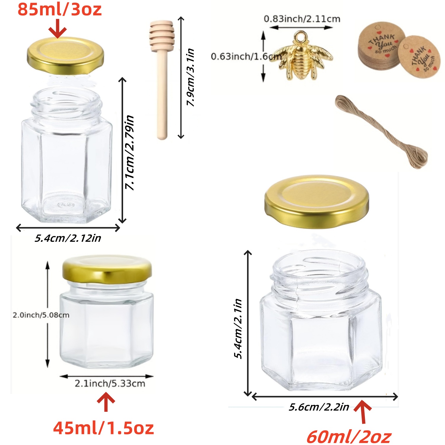 Confezioni da 12/20/30/50/60 p - Baby Food Jars With Lids recensione e prezzo